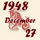 Bak, 1948. December 27