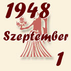 Szűz, 1948. Szeptember 1