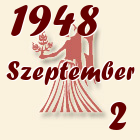 Szűz, 1948. Szeptember 2