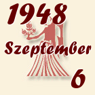 Szűz, 1948. Szeptember 6