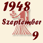 Szűz, 1948. Szeptember 9