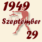 Mérleg, 1949. Szeptember 29