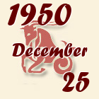 Bak, 1950. December 25