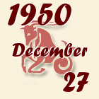 Bak, 1950. December 27