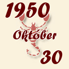 Skorpió, 1950. Október 30