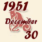 Bak, 1951. December 30