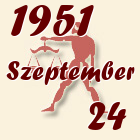 Mérleg, 1951. Szeptember 24