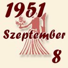 Szűz, 1951. Szeptember 8