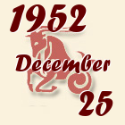 Bak, 1952. December 25