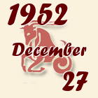 Bak, 1952. December 27