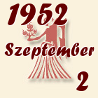 Szűz, 1952. Szeptember 2