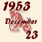 Bak, 1953. December 23