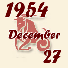 Bak, 1954. December 27