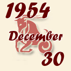 Bak, 1954. December 30