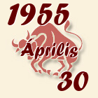 Bika, 1955. Április 30