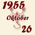 Skorpió, 1955. Október 26