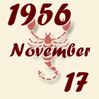 Skorpió, 1956. November 17