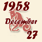 Bak, 1958. December 27