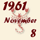 Skorpió, 1961. November 8
