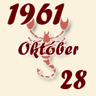 Skorpió, 1961. Október 28