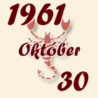 Skorpió, 1961. Október 30