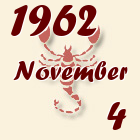 Skorpió, 1962. November 4