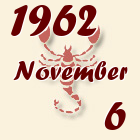 Skorpió, 1962. November 6