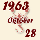 Skorpió, 1963. Október 28