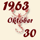 Skorpió, 1963. Október 30