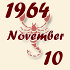 Skorpió, 1964. November 10