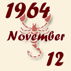 Skorpió, 1964. November 12