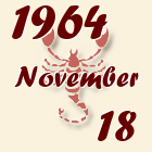 Skorpió, 1964. November 18