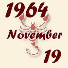 Skorpió, 1964. November 19