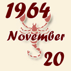 Skorpió, 1964. November 20