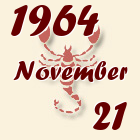 Skorpió, 1964. November 21