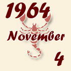 Skorpió, 1964. November 4