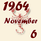 Skorpió, 1964. November 6