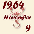 Skorpió, 1964. November 9