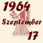 Szűz, 1964. Szeptember 17