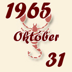 Skorpió, 1965. Október 31
