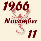 Skorpió, 1966. November 11