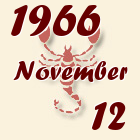Skorpió, 1966. November 12