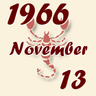 Skorpió, 1966. November 13
