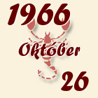 Skorpió, 1966. Október 26