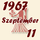 Szűz, 1967. Szeptember 11