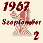 Szűz, 1967. Szeptember 2