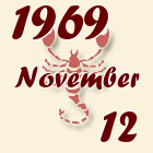 Skorpió, 1969. November 12