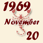 Skorpió, 1969. November 20
