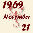 Skorpió, 1969. November 21