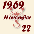 Skorpió, 1969. November 22